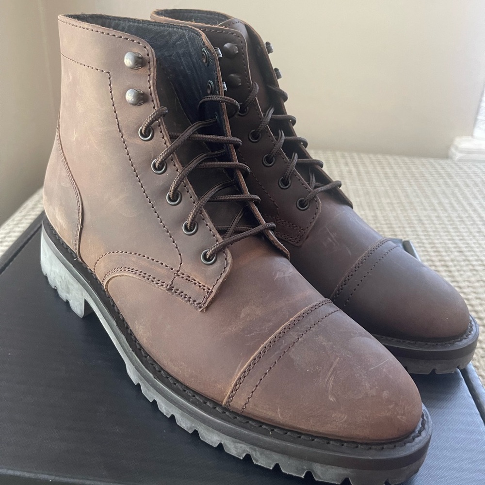Thursday Boot Co. Tobacco Captain Boots w/ Box